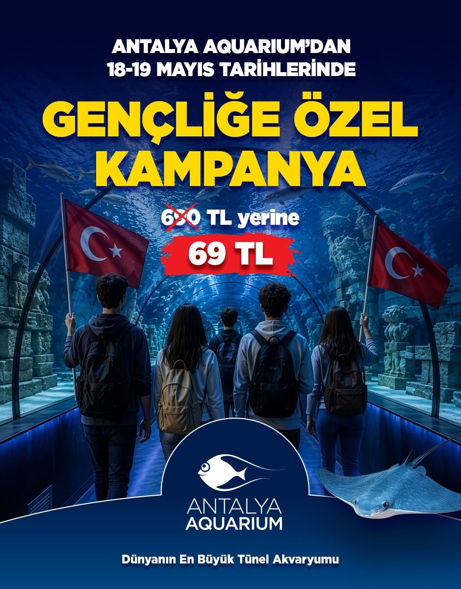 Antalya Aquarium 19 Mayıs Kampanyası